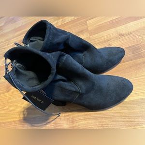 Forever 21 black boot heels